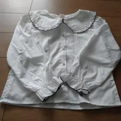 Begum フリル付きホワイトブラウス