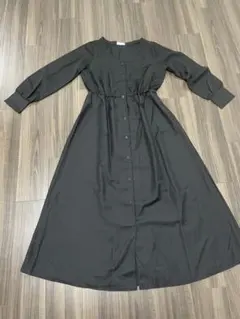 【値下げ】INDEX ブラック長袖シャツワンピース Mサイズ