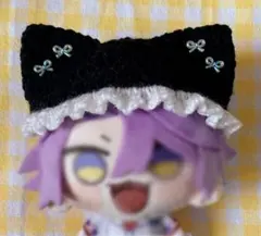 にじまるっと ネコ耳 ニット帽 黒