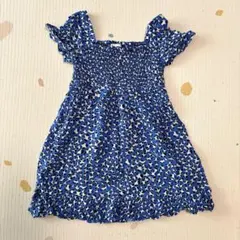 TOMMYHILFIGER トミーヒルフィガー キッズノースリーブワンピース　青