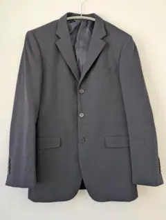テーラードジャケット　3つボタン　グレー　ビジネスジャケット　メンズジャケット