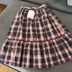 チェック柄 スカート ピンク 110cm SERAPHのサムネイル