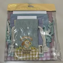 テイスティーサマーサプライズ　きんちゃく　4個セット　ダッフィー