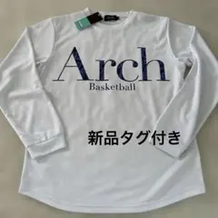 新品タグ付きArch Basketball 長袖シャツ M ホワイト レディース
