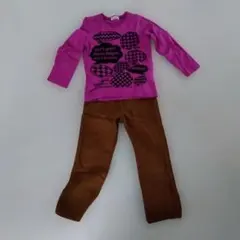 Branshes 110 長袖Tシャツとロングパンツセット