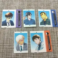 名探偵コナン 警察学校組 証明写真風ステッカー 5枚セット