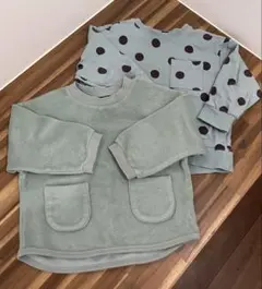 ユニクロ　ベビー　長袖Tシャツ　2点セット　90サイズ