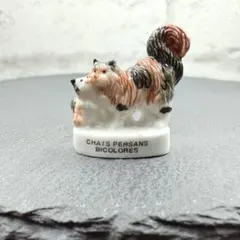 フェーヴ フランス 動物 バリニーズ 猫 フェーブ ミニチュア陶器