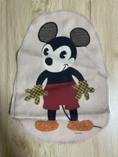 レア ミッキーマウス 布製 布のみ 縫えばクッションになります