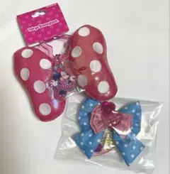 ミニーのファンダーランド　パルパルーザ ミニパル リボンキーチェーンミニー2個