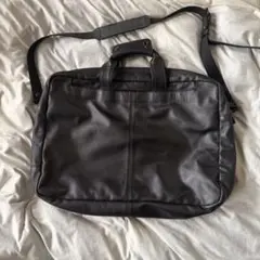 PORTER ポーター 美品 ブリーフケース ビジネスレザー 黒 紺 1072