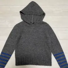 MaxMara WEEKENDLINE アルパカ混 ニットパーカー ボーダーのサムネイル