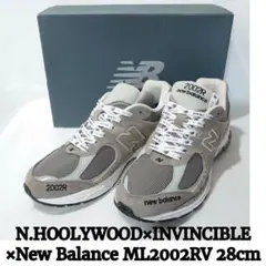 □エヌハリウッド×インヴィンシブル×ニューバランス/ML2002RV/28cm 