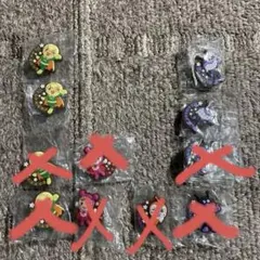 【24時間以内発送】ぴたっとラバーマグネット2 アンパンマンガチャガチャ　計4