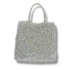 シルバー メッシュ パーティーバッグ