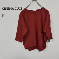 CINEMA CLUB ハニーズ赤 五分袖 Tシャツ Sサイズc530