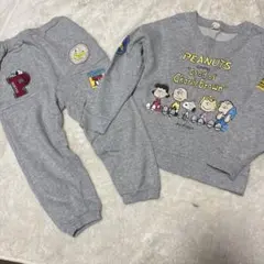 SNOOPY キッズ　スウェットセットアップ　120cm