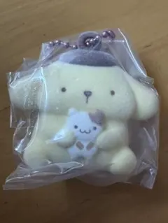 【新品未開封】サンリオ　ポムポムプリン　ふわわフロッキーマスコット