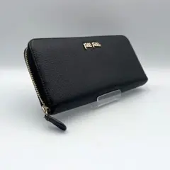 【Folli Follie（フォリフォリ）】長財布 ブラック ラウンドジップのサムネイル