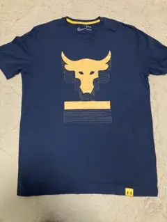 アンダーアーマー プロジェクトロック　ヒートギア　Tシャツ　ネイビー