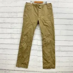 チノパン ベージュ W31 メンズ M 綿100 ミリタリー ストレート