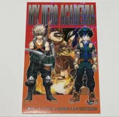 期間限定ジャンプショップ　ヒロアカ　特典　ステッカー　爆豪勝己　緑谷出久　カード
