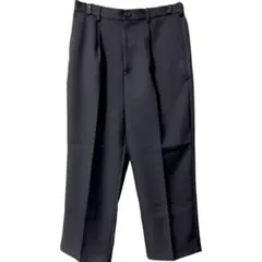 【美品】GU バギー スラックス 黒 XL ワイドシルエット センタープレス