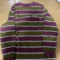 XLARGE ストライプ 長袖シャツ L