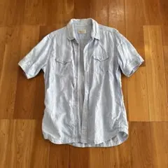 NICOLE CLUB FOR MEN 半袖シャツ ライトブルー