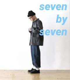 断捨離大幅セール【美品】SEVEN BY SEVEN レザーステンカラーコート