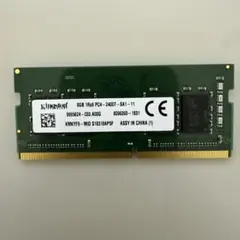 Kingston 8GB DDR4 2400T ノートPC用メモリ動作確認済みのサムネイル