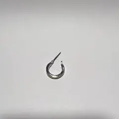 シルバー フープピアス 小型 シンプル