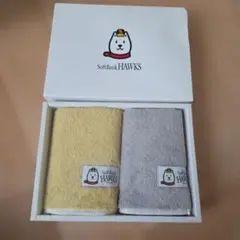 ソフトバンクホークス　タオルハンカチ2枚組　ハンドタオル　非売品