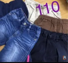 子供用ハーフパンツ 5点セット 110 男の子　まとめ　キッズ　保育園　コムサ他