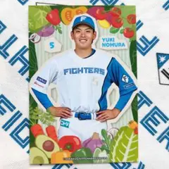北海道日本ハムファイターズ クボタアグリフロント限定トレカ【野村佑希】