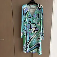エミリオプッチ　Pucci Love柄　代表作　46 シルク100 レアのサムネイル