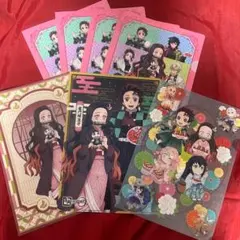 鬼滅の刃 牛角 銀だこ クリアファイル禰豆子 炭治郎煉獄 宇髄 無一郎 蜜璃