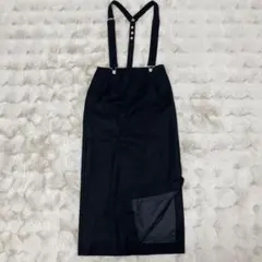 ザリラクス　SUSPENDER PENCIL SKIRT 23AW ウール　36