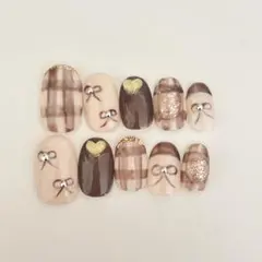 リボンネイル　ネイルチップ