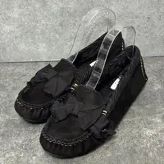 【美品】 LANVIN en Bleu ランバンオンブルー モカシン 24cm