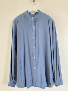 IENA フリルカラー ブラウス