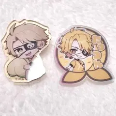 どぬく　ヒロ　もふ　たっつん　缶バッジ　ヘアクリップ　チケット風カード　夏休み どぬく ヒロ もふ たっつん 缶バッジ ヘアクリップ チケット風