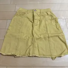 イエロー　ミニスカート Sのサムネイル