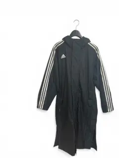adidas ブラック ストライプ ベンチコートのサムネイル