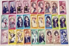 プロセカ　箔押し　クリアしおり　まとめ売り プロジェクトセカイ