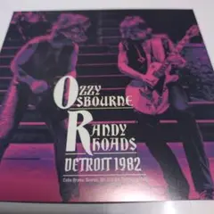 Ozzy Osbourne Randy Rhoads Detroit 1982