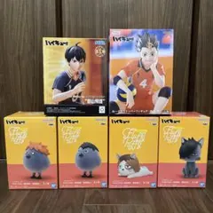 ハイキュー！！フィギュア6体セットまとめ売り フラッフィーパフィ/ぬーすと他
