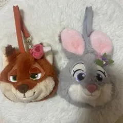 ニック＆ジュディぬいぐるみポーチ