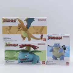 ポケモンスケールワールド リザードン カメックス フシギバナ フィギュア