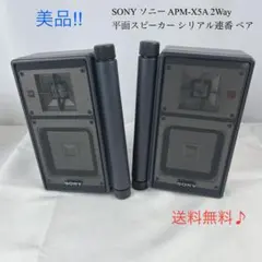 美品☘️ SONY ソニー APM-X5A 2Way平面スピーカー シリアル連番 SONY ソニー APM-X5A 2Way平面スピーカー ペア SONY APM-X5A